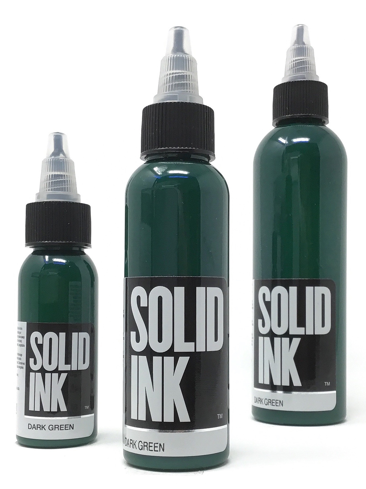 Solid Tattoo Ink Dark Green